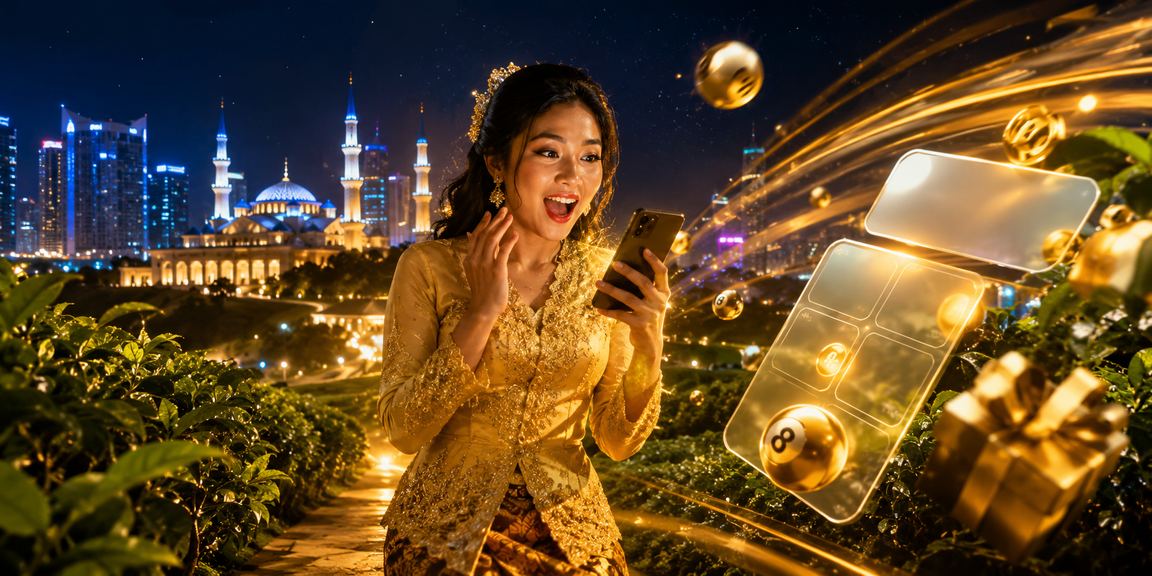 Pemain loteri di Selangor memakai kebaya tradisional